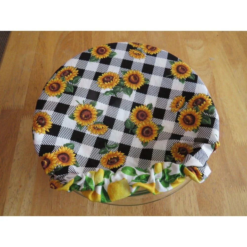 Kitchenaid Bowl Cover Reversible Lemon and Sunflower Mixer Cover
